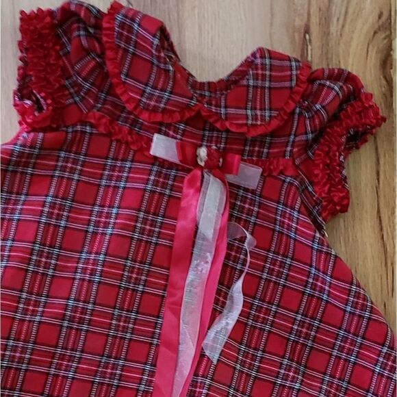 Rare Editions Tartan Plaid Holiday Dress - Picture 2 of 6
